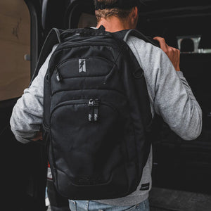 ALBEK Backpack Whitebridge Covert Black - Sticky Bottle