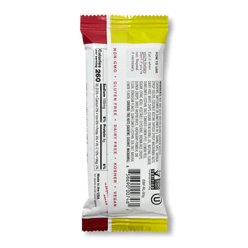 SKRATCH Energy Bar Sport Fuel 50gr Bar Rasberries & Lemon single