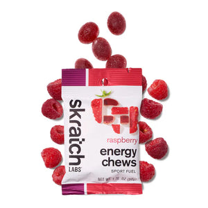 SKRATCH Energy Chew Sport Fuel 50gr Sachet Rasberry single