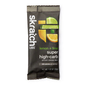 SKRATCH Super High Carb Sport Drink mix 53g Lemon Lime single