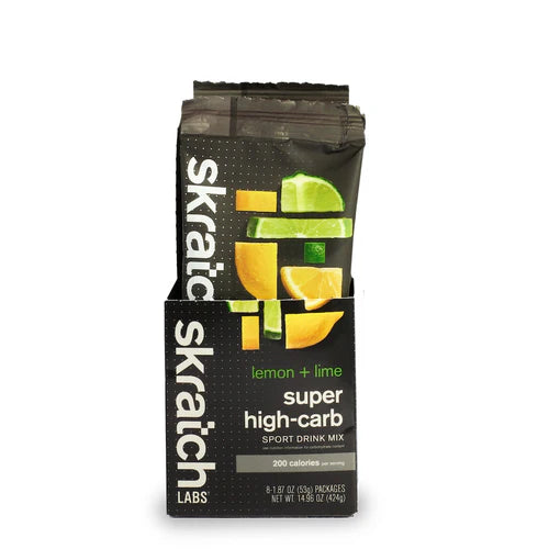 SKRATCH Super High Carb Sport Drink mix 53g Lemon Lime single