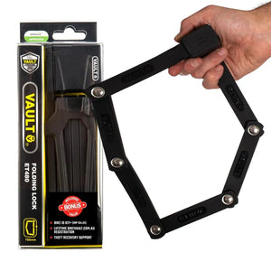 VAULT Folding Lock Black +ID Kit